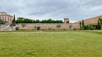 Huertas del palacio del infante don Luis en Boadilla del Monte. Pradera de campo