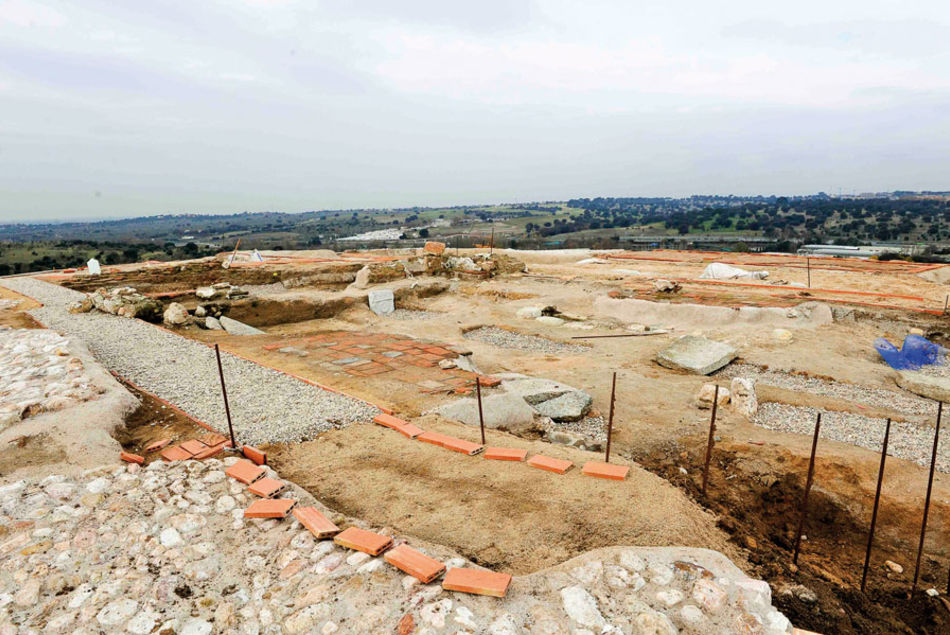Excavaciones en el cerro de San Babilés, en Boadilla del Monte.