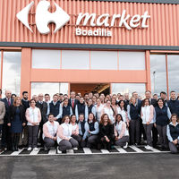 Carrefour Market Boadilla. Foto de familia de la plantilla del centro