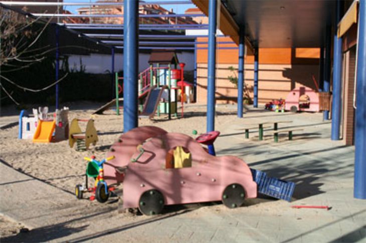 Patio de la Escuela Infantil Tákara, de Boadilla del Monte.