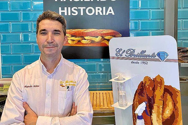 El Brillante, en Boadilla del Monte Alejandro Molina, gerente de El Brillante en Boadilla del Monte.