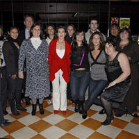 En la foto, los participantes y ganadores del concurso de escaparatismo y belenes del este años, junto con los representantes del Ayuntamiento de Boadilla del Monte.