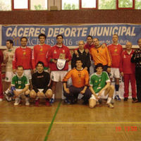 El equipo de balonmano Atlético Boadilla.