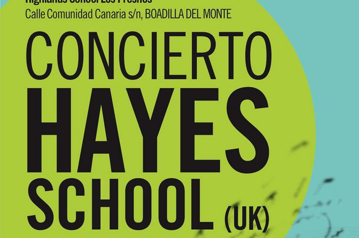 Concierto del coro de la escuela Hayes (Reino Unido).