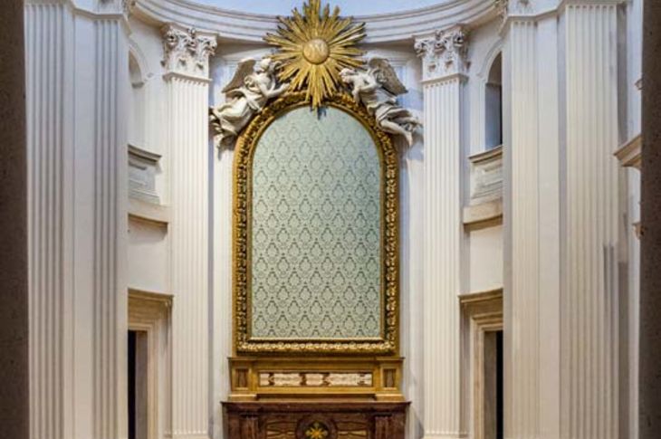 Capilla del Palacio del Infante Don Luis, en Boadilla del Monte. Imagen: Emilio Navas.