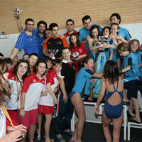 Parte de los jóvenes participantes en la competición.