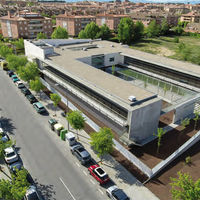 Vista aerea del nuevo centro de salud Infante don Luis. Imagen: EMILIO NAVAS.
