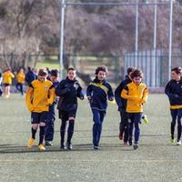 Sesión entrenamiento del Nuevo Boadilla de los chavales del Nuevo Boadilla.