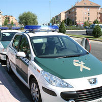 Vehículo de la Guardia Civil de Boadilla del Monte.