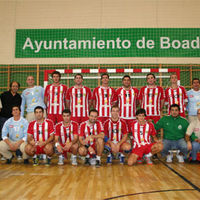 Plantilla del conjunto rojiblanco boadillense.