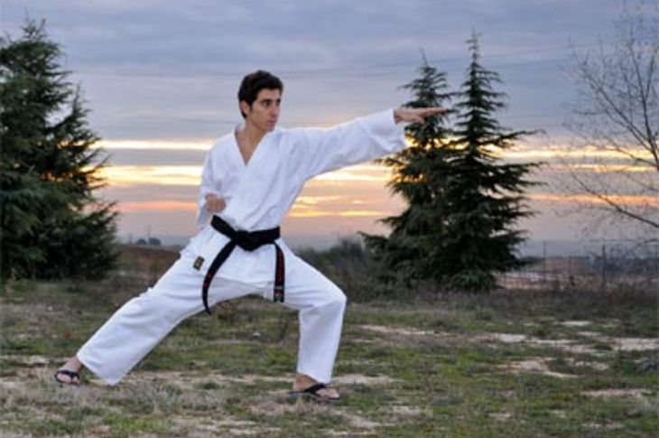 El karateka y vecino de Boadilla del Monte, Miguel Delgado.