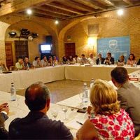 Reunión del nuevo Comité Ejecutivo del PP de Boadilla del Monte, celebrada el pasado 6 de septiembre.