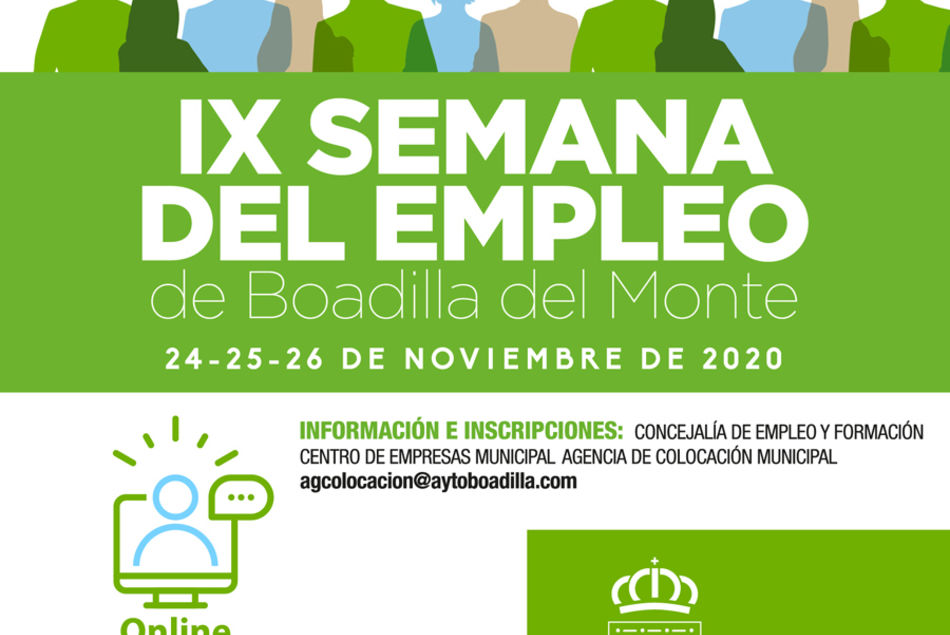 Las jornadas serán en horario de mañana y tarde y es necesario inscribirse previamente. IX Semana del Empleo con talleres y ponencias online gratuitos