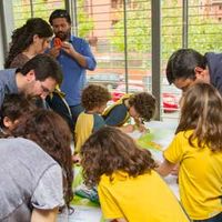 Imagen de la actividad de conciliación y corresponsabilidad familiar que tuvo lugar en el colegio Hélade de Boadilla.