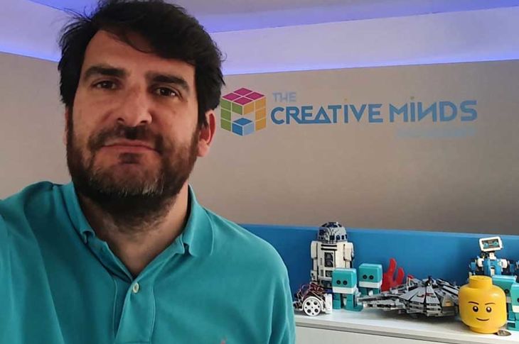 Eduardo Corraliza, fundador de Creative Minds, centro especializado en formación tecnológica para niños