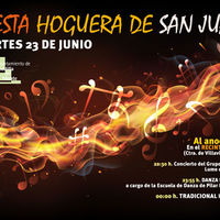 Boadilla enciende como cada año su Hoguera de San Juan en el recinto ferial (junto a la estación de metro Ferial de Boadilla).