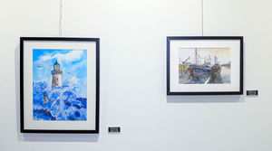 Exposición de acuarelas y dibujos de Julio Fernández, en el Centro de Formación de Boadilla del Monte Exposición de acuarelas y dibujos de Julio Fernández, en el Centro de Formación de Boadilla del Monte