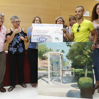 Los premiados y algunos instantes del certamen artístico.