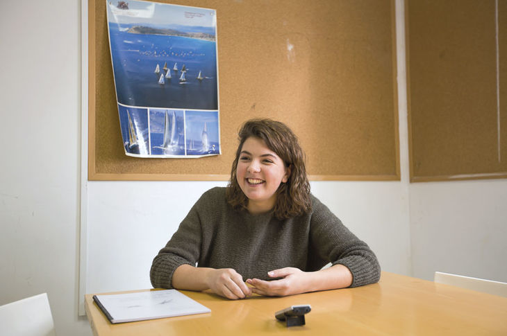 Laura martín, estudiante del Bachillerato de Excelencia.