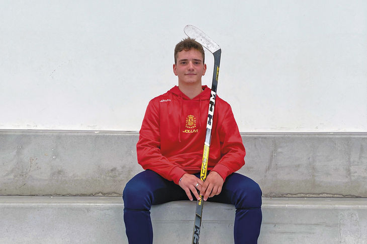 Pablo Mata, campeón de Europa de hockey en línea