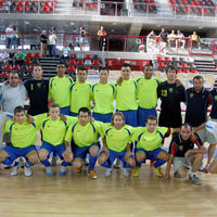 Plantilla de la Unión Deportiva Las Rozas-Boadilla.