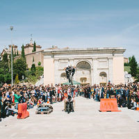 La I Gymkhana Matemática de Boadilla se ha celebrado en la explanada frente al Palacio del Infante Don Luis.