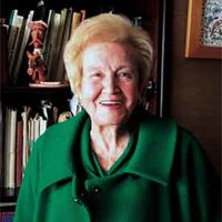 La fundadora y exdirectora del Colegio Virgen de Europa, Josefina Unturbe.