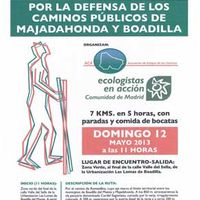 La jornada reivindicativa persigue denunciar el cierre ilegal de los pasos a través de la finca privada Monte Romanillos.