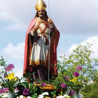 Imagen de San Babilés, patrón de Boadilla del Monte cuya fiesta se celebra a finales de mes.