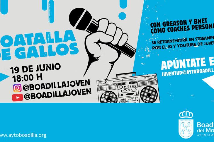 Primera 'Boatalla de gallos' para los jóvenes raperos en Boadilla Primera 'Boatalla de gallos' para los jóvenes raperos en Boadilla.