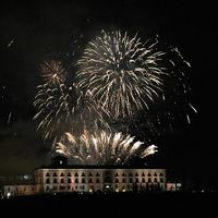 Fiesta de inauguración: el 24 de octubre hubo hasta fuegos artificiales.