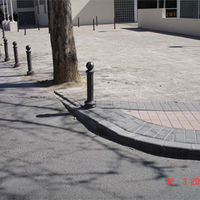 Ejemplo de alguna de las barreras arquitectónicas existentes en el municipio.