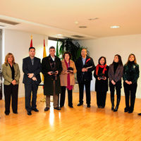 Imagen de los maestros del municipio que se jubilarán en 2011 durante el homenaje rendido por el Ayuntamiento de Boadilla del Monte.