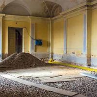 Restauración de la  sala de música del Palacio del Infante don Luis. Imagen Emilio Navas.