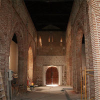 Estado de los trabajos de restauración de la iglesia. Estado de los trabajos de restauración de la iglesia.