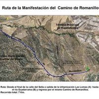 Junto a estas líneas, planos del recorrido propuesto y de los puntos de arranque y llegada.