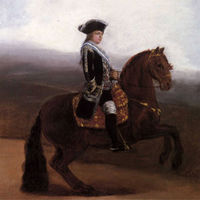 Manuel Godoy a caballo. Goya, 1794. Colección particular.