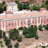 Vista aérea del palacio del Infante Don Luis y sus jardines.