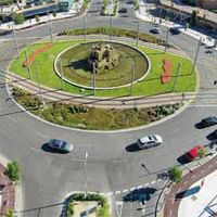 Glorieta de la Virgen María, en Boadilla del Monte. Imagen de Emilio Navas.