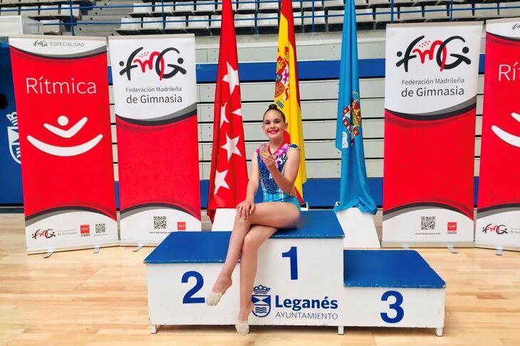 Adriana Sánchez, gimnasta de Boadilla, oro en la Primera Fase de la Federación Madrileña de Gimnasia