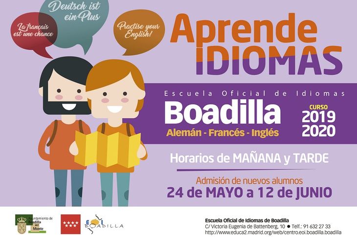 Admisiones en la Escuela Oficial de Idiomas.