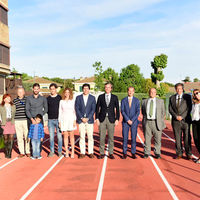 Pista del atletismo del Colegio Virgen de Europa.