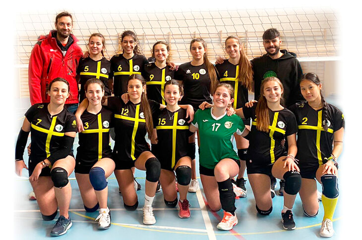 Ascenso del juvenil femenino de la Asociación Boadilla Voleibol