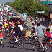 Imagen de la celebración del Día de la Bicicleta, una de las actividades en las que participa el consistorio.