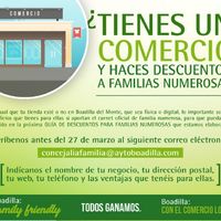 Guía de comercios con descuentos para familias numerosas.