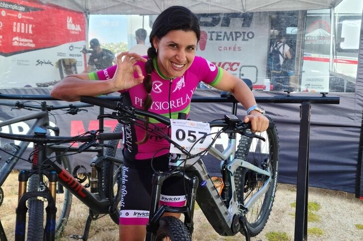 Sandra Pastor, bicampeona del mundo de 'mountain bike' y futura vecina de Boadilla