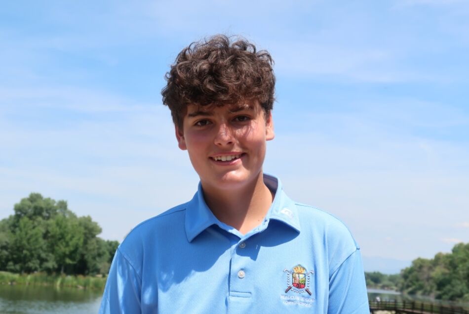Antonio Campos, joven golfista y de Boadilla del Monte