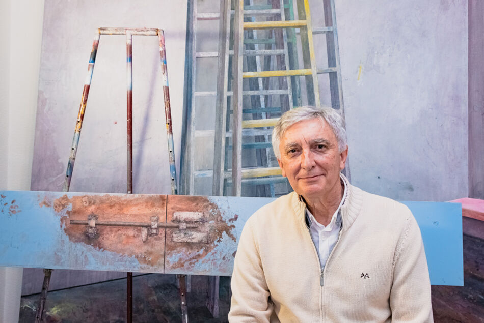 Cristóbal Olmedo, en el palacio