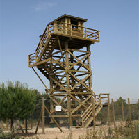 Imagen de la nueva torreta de vigilancia contra incendios instalada en el Monte Norte de Boadilla del Monte.