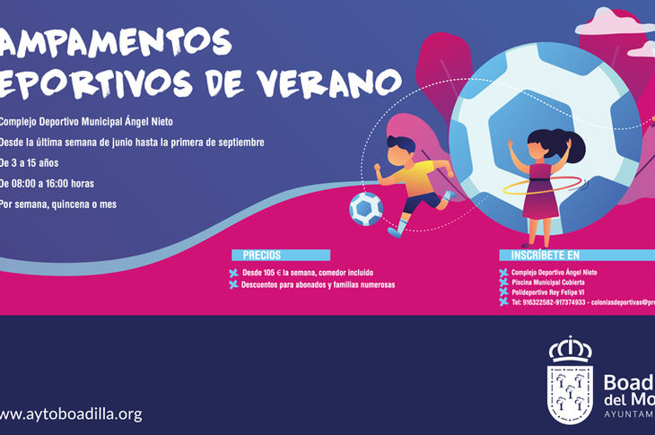 ¿Te has apuntado ya a las colonias y campus deportivos en Boadilla del Monte? ¿Te has apuntado ya a las colonias y campus deportivos en Boadilla del Monte?
